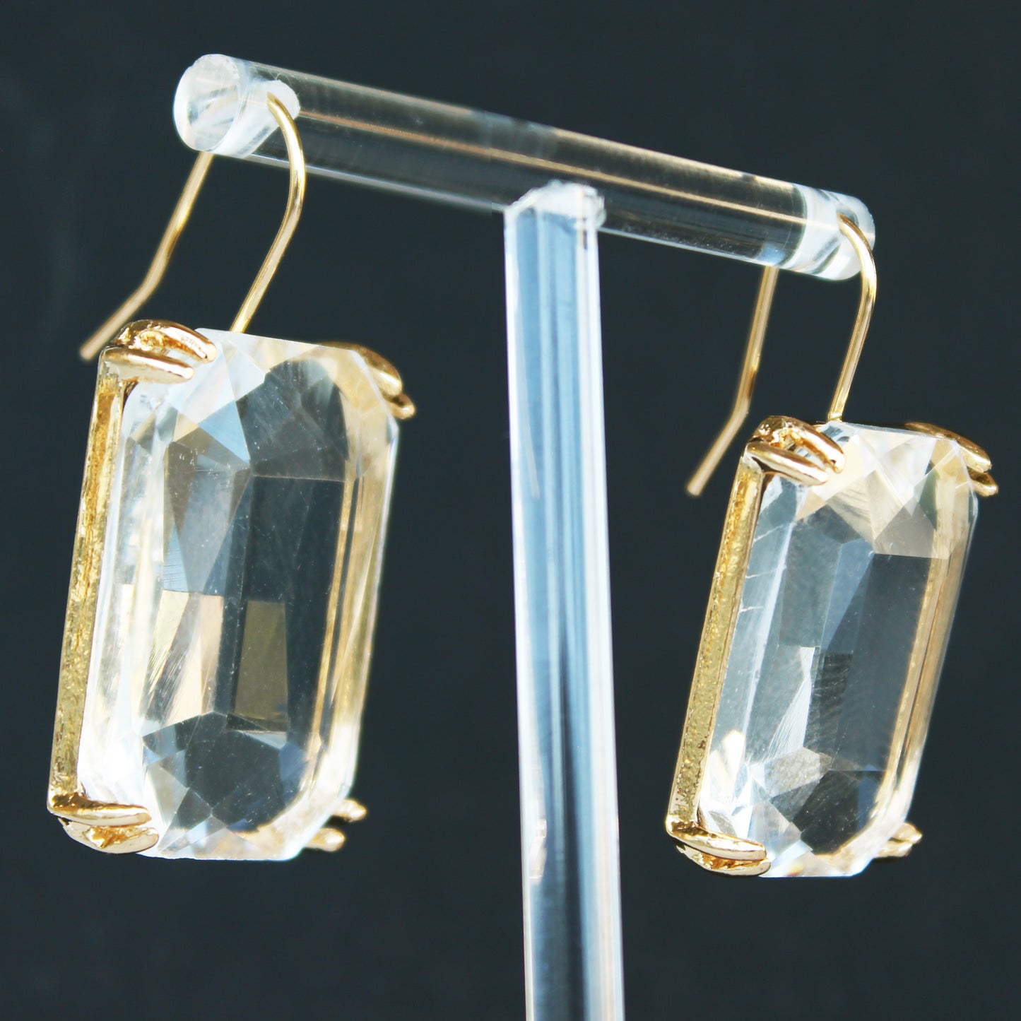 Large clear crystals