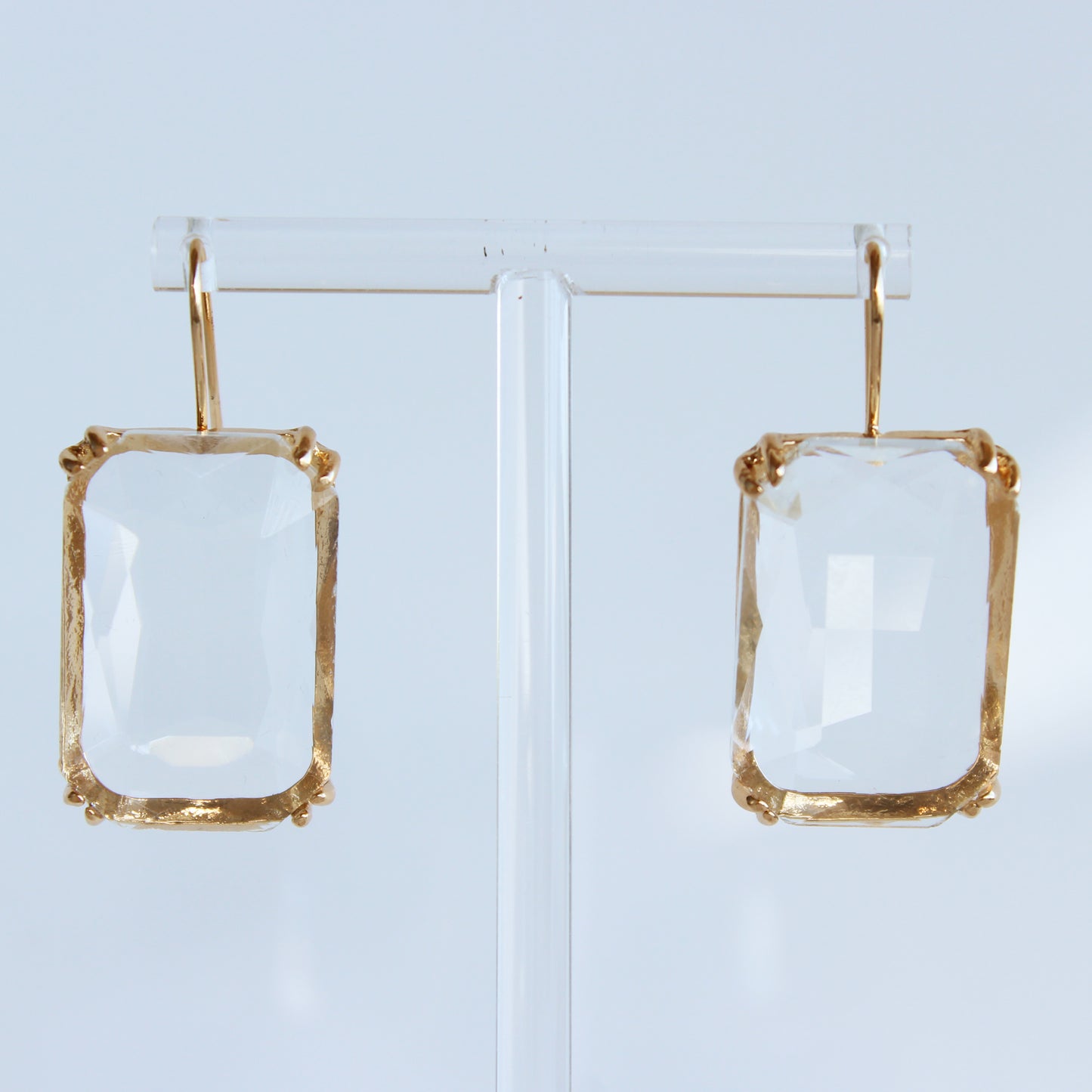 Large clear crystals