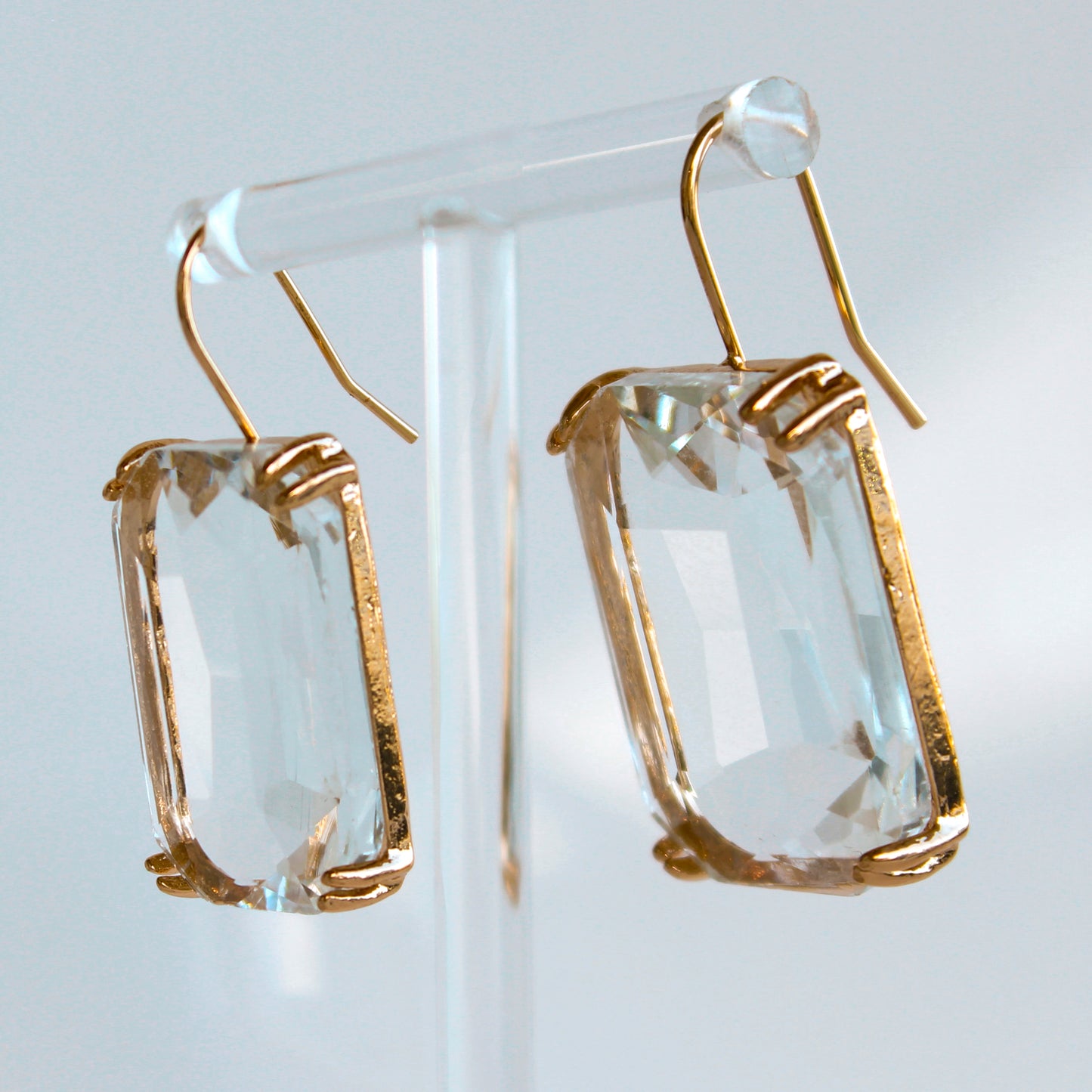 Large clear crystals