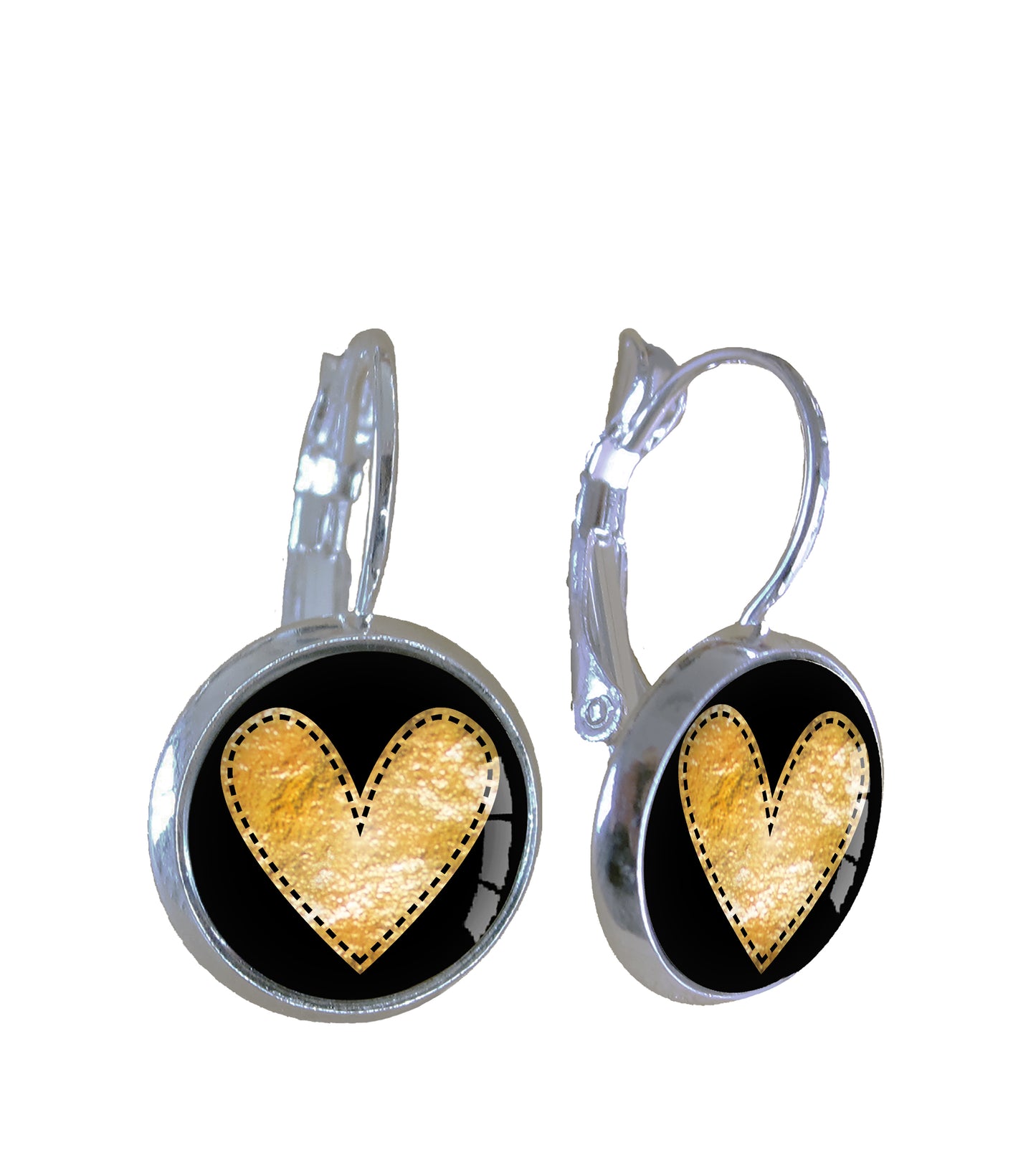 Gold leaf heart