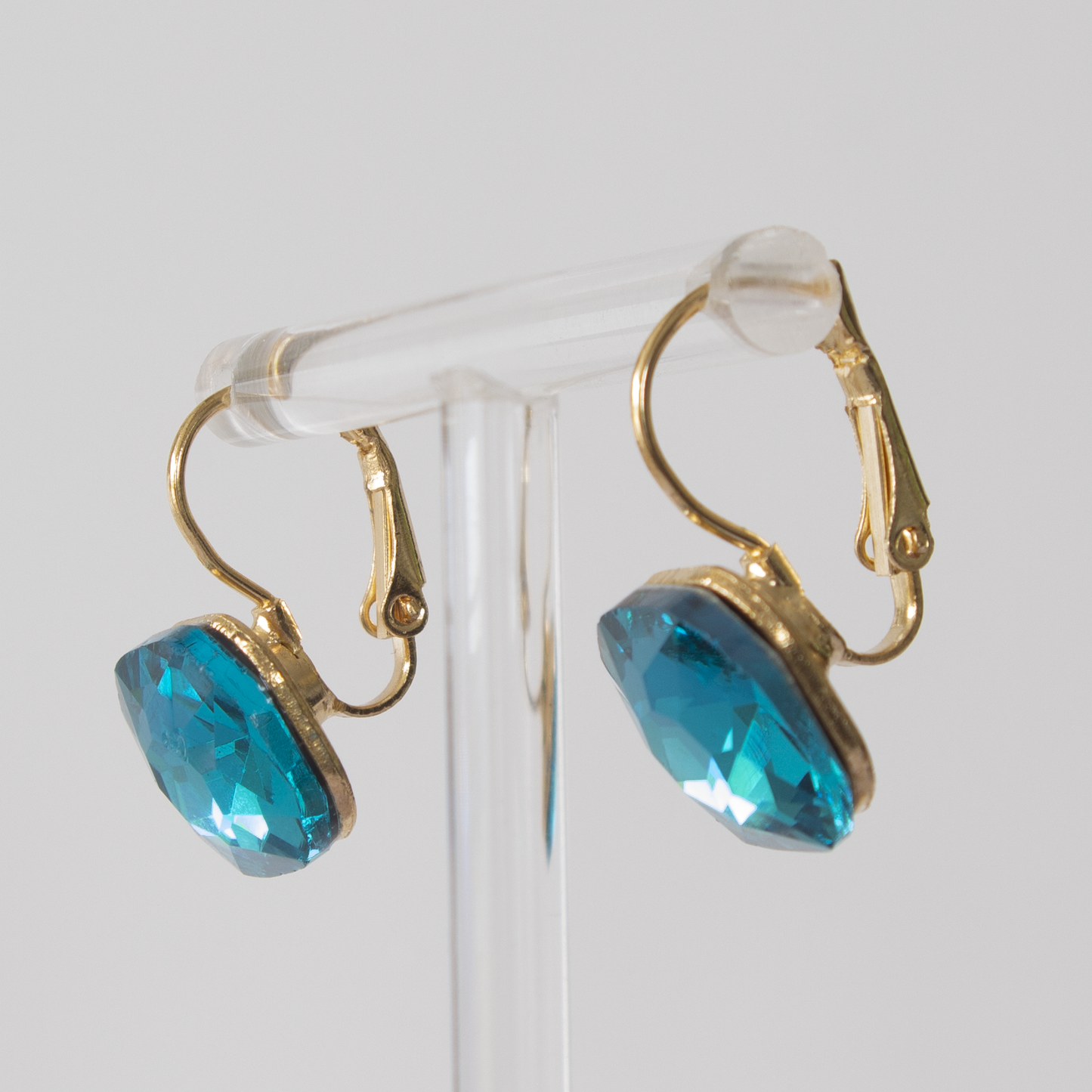 Crystal Lever-back earrings-four colours