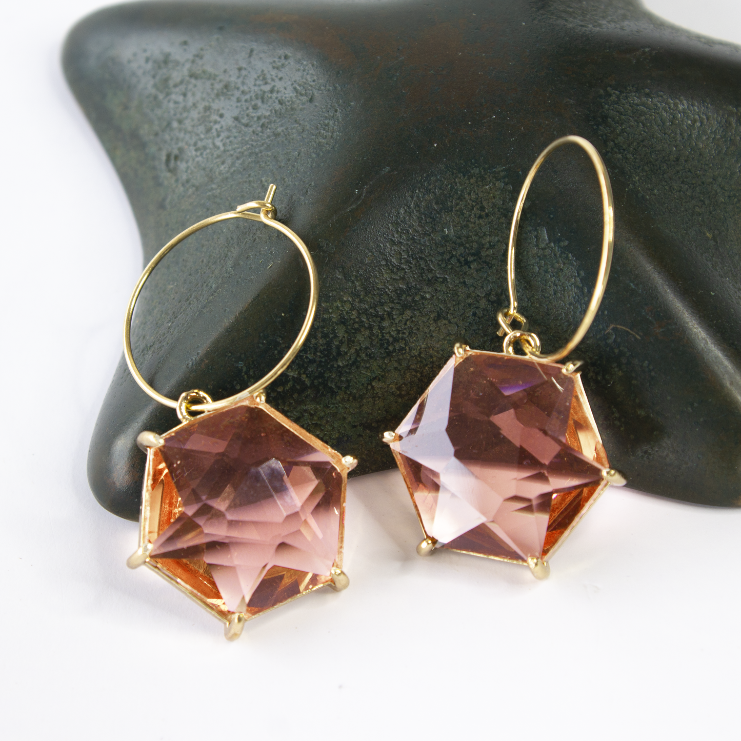Hexagon Crystals -Four colours
