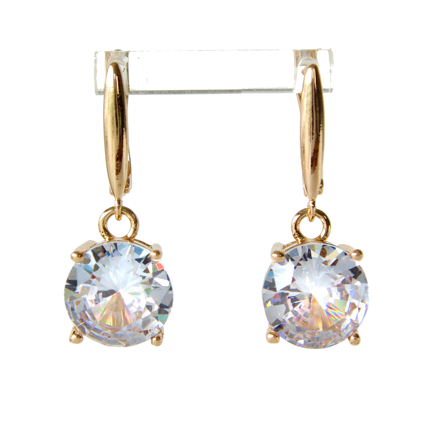 Sparkly earrings.