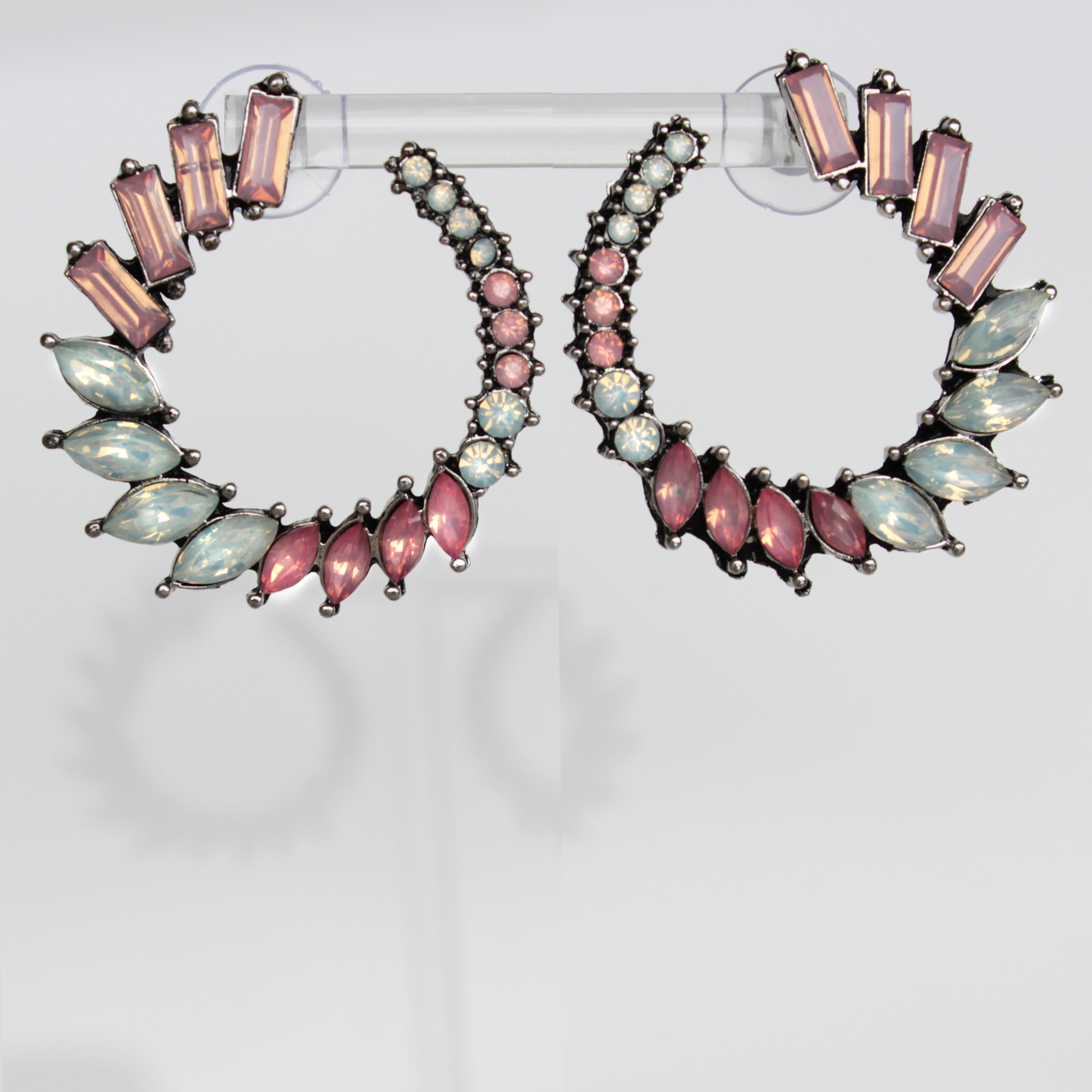 Crystal circles pink
