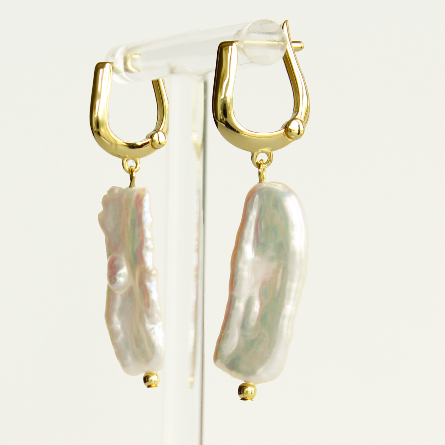 Natural Baroque Freshwater Pearl Drop Earrings
