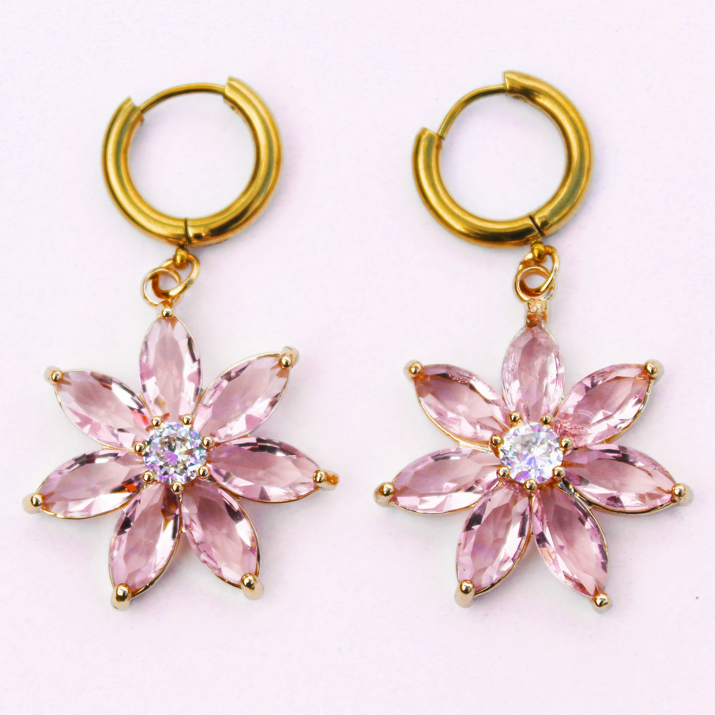 Crystal Daisies-2 colours: Pink or Mauve